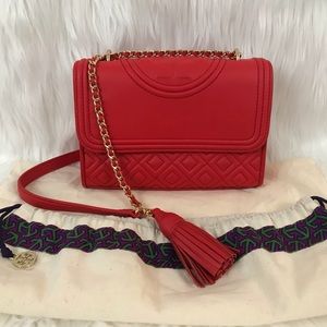 Authentic TORY BURCH Fleming Convertible Purse Bag